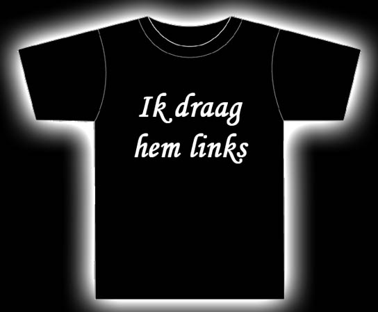 Ik draag hem links